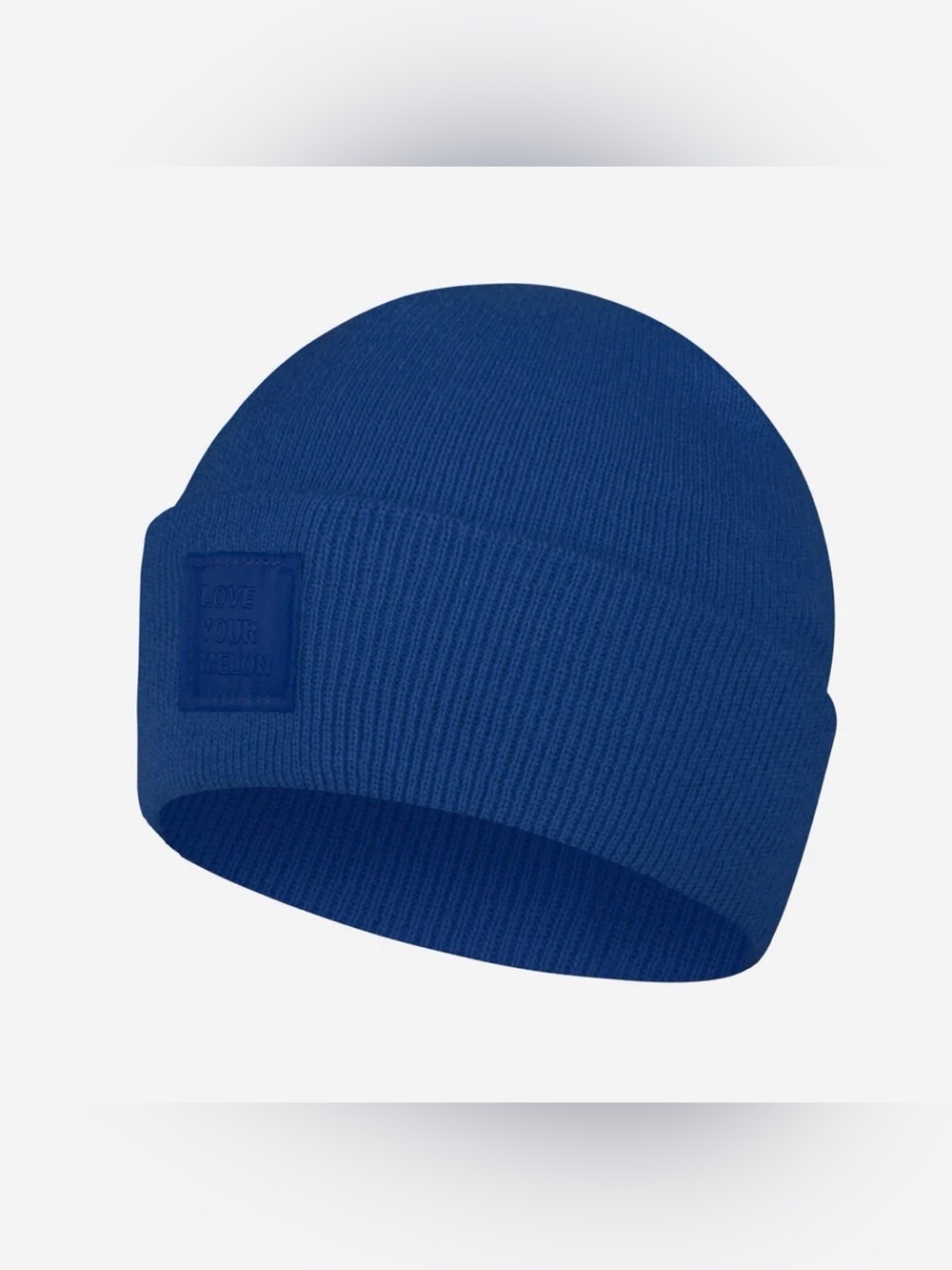 Love Your Melon Cobalt Blue Cuffed Beanie